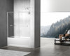 Elegant Kitchen and Bath TD222-6060PCH Frameless tub door 60 x 60 Polished Chrome