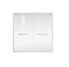 Elegant Kitchen and Bath TD222-6060PCH Frameless tub door 60 x 60 Polished Chrome