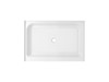 Elegant Kitchen and Bath STY01-C4836 48x36 inch Single threshold shower tray center drain in glossy white