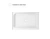 Elegant Kitchen and Bath STY01-C4836 48x36 inch Single threshold shower tray center drain in glossy white