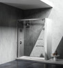 Elegant Kitchen and Bath SD303-6076BNK Semi-frameless shower door 60 x 76 Brushed Nickel