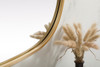 Elegant Decor MR2B2440BRS Metal Frame Oval Mirror 24x40 Inch in Brass