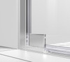 Elegant Kitchen and Bath SD404-6072PCH Semi-frameless hinged shower door 60 x 72 Polished Chrome