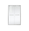 Elegant Kitchen and Bath SD303-4876BNK Semi-frameless shower door 48 x 76 Brushed Nickel