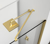 Elegant Kitchen and Bath SD404-6072BGD Semi-frameless hinged shower door 60 x 72 Brushed Gold