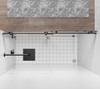Elegant Kitchen and Bath SD101-6076MBK Frameless shower door 60 x 76 Matte Black
