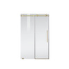 Elegant Kitchen and Bath SD101-4876BGD Frameless shower door 48 x 76 Brushed Gold