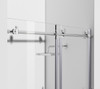 Elegant Kitchen and Bath TD111-6060PCH Frameless tub door 60 x 60 Polished Chrome