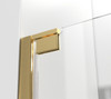 Elegant Kitchen and Bath SD404-4872BGD Semi-frameless hinged shower door 48 x 72 Brushed Gold