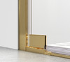 Elegant Kitchen and Bath SD404-4872BGD Semi-frameless hinged shower door 48 x 72 Brushed Gold