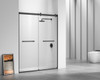 Elegant Kitchen and Bath SD202-6076MBK Frameless shower door 60 x 76 Matte Black