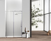 Elegant Kitchen and Bath SD101-4876PCH Frameless shower door 48 x 76 Polished Chrome