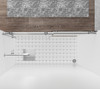 Elegant Kitchen and Bath SD101-4876PCH Frameless shower door 48 x 76 Polished Chrome