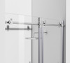 Elegant Kitchen and Bath SD101-4876PCH Frameless shower door 48 x 76 Polished Chrome