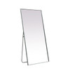 Elegant Decor MR4FL3060S Metal Frame Rectangle Full Length Mirror 30x60 Inch in Silver