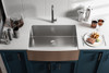 Elegant Kitchen and Bath SK30130 Stainless Steel farmhouse kitchen sink L30'' x W21'' x H10"