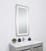 Elegant Decor MRE32740 Genesis 27in x 40in soft edge LED mirror