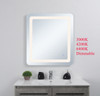 Elegant Decor MRE32430 Genesis 24in x 30in soft edge LED mirror