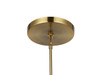 Elegant Lighting 2500G48L3SG Vera 48 inch three tiers crystal starburst chandelier in satin gold