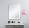 Elegant Decor MRE32736 Genesis 27in x 36in soft edge LED mirror