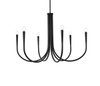 Living District LD722D36BK Layne 36 inch chandelier in Black