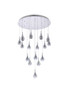 Elegant Lighting 3816D36C Amherst 36 inch LED chandelier in chrome