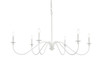 Living District LD5056D48WH Rohan 48 inch chandelier in White