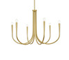 Living District LD722D36BR Layne 36 inch chandelier in Brass