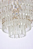 Elegant Lighting 1201D44SG/RC Sydney 44 inch round crystal chandelier in satin gold