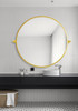 Elegant Décor MR6B30BLK Round pivot mirror 30 inch in black