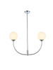 Living District LD816D30C Nyomi 30 inch chandelier in Chrome