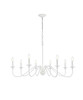 Living District LD5006D42WH Rohan 42 inch chandelier in White