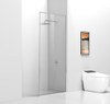 Elegant Kitchen and Bath SD188-3576PCH Fixed framed shower door 35 x 76 Polished Chrome