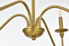 Living District LD5006D30SG Rohan 30 inch chandelier in Satin Gold