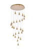 Elegant Lighting 3825D42SG Amherst 42 inch LED chandelier in satin gold