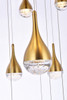 Elegant Lighting 3825D42SG Amherst 42 inch LED chandelier in satin gold