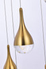 Elegant Lighting 3813D30SG Amherst 30 inch LED chandelier in satin gold Elegant Lighting 3813D30SG Amherst 30 inch LED chandelier in satin gold