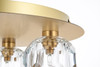 Elegant Lighting 3509F14G Graham 4 Light Ceiling Lamp in Gold