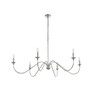Living District LD5056D54PN Rohan 54 inch chandelier in Polished Nickel