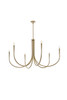 Living District LD722D50SG Layne 50 inch chandelier in Gold