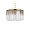 Elegant Lighting 1208D26SG/RC Sydney 26 inch round crystal chandelier in satin gold