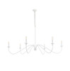 Living District LD5056D60WH Rohan 60 inch chandelier in White