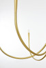 Living District LD722D50BR Layne 50 inch chandelier in Brass