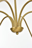 Living District LD5056D54SG Rohan 54 inch chandelier in Satin Gold