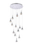 Elegant Lighting 3813D30C Amherst 30 inch LED chandelier in chrome