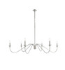 Living District LD5056D60PN Rohan 60 inch chandelier in Polished Nickel