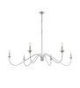 Living District LD5056D60PN Rohan 60 inch chandelier in Polished Nickel Living District LD5056D60PN Rohan 60 inch chandelier in Polished Nickel