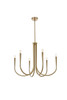 Living District LD722D30SG Layne 30 inch chandelier in Gold