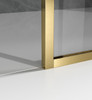 Elegant Kitchen and Bath SD188-3576BGD Fixed framed shower door 35 x 76 Brushed Gold