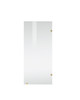 Elegant Kitchen and Bath SD155-3578BGD Fixed frameless shower door 35 x 78 Brushed Gold